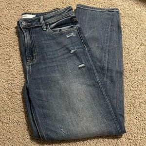 Hidden High Waisted Straight Leg Jeans